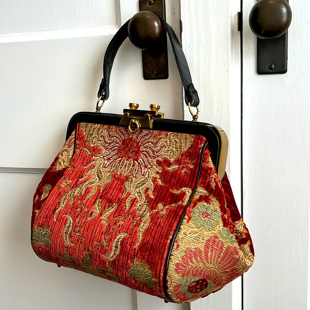 Ingber vintage carpetbag purse